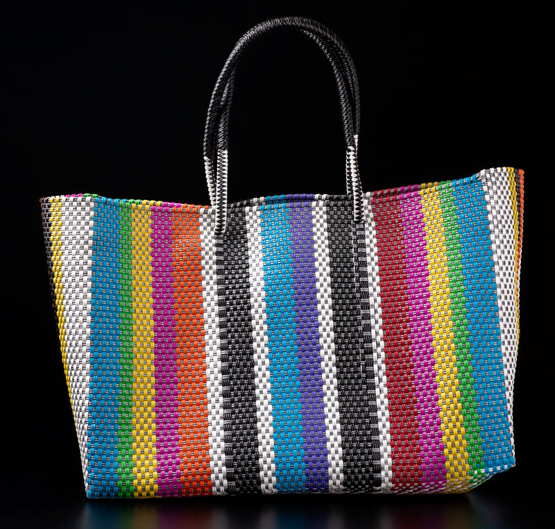 Oaxaca Bolsa Tejida De Plástico Paquete De Bolsas Tejidas En