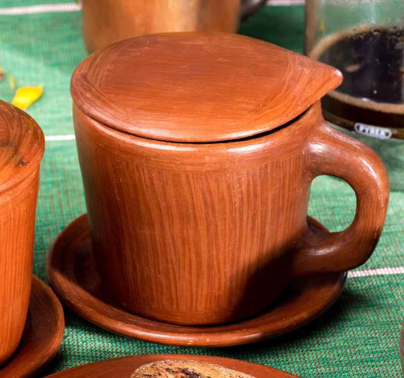 Juego de Café en Ceramica Artesanal San Marcos